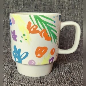 Starbucks 2016 Colorful Floral Design  Mug